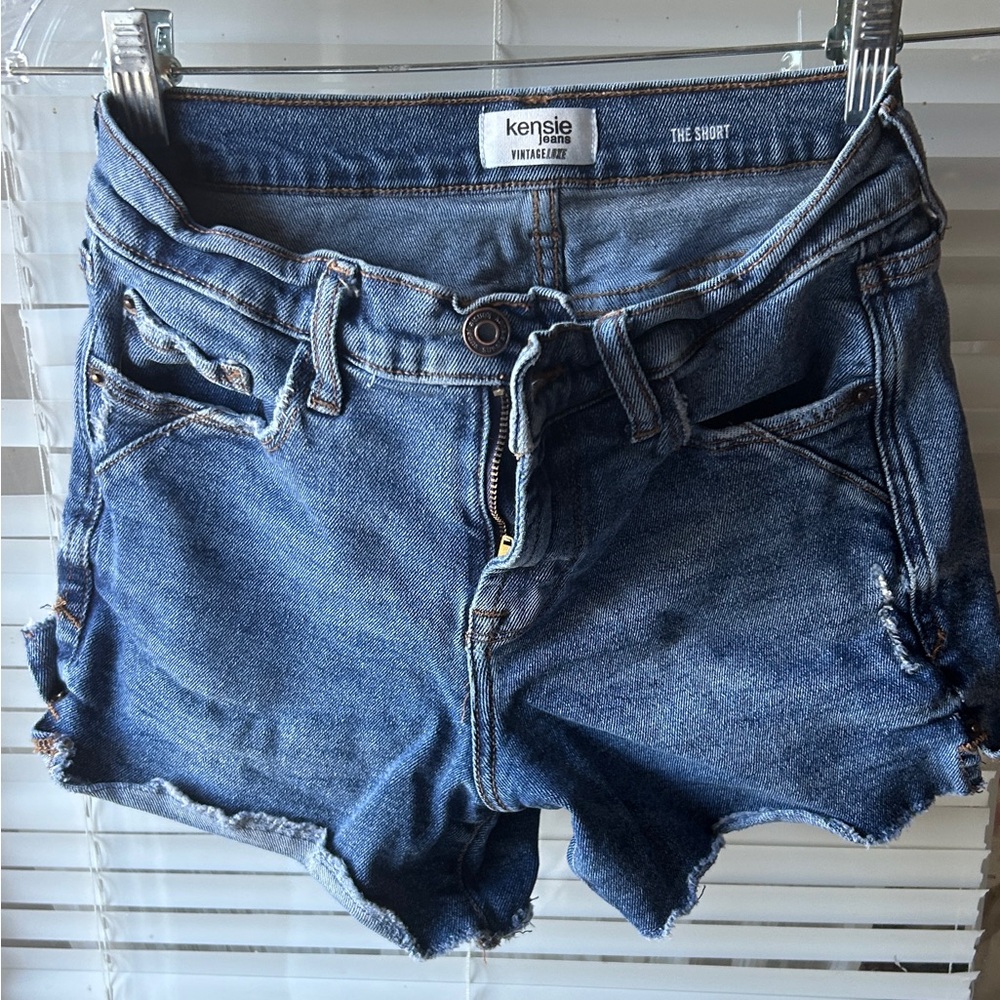 Kensie Women's Classic Blue Jean Shorts